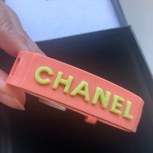 Chanel Vintage Watch Strap Style Logo Bracelet